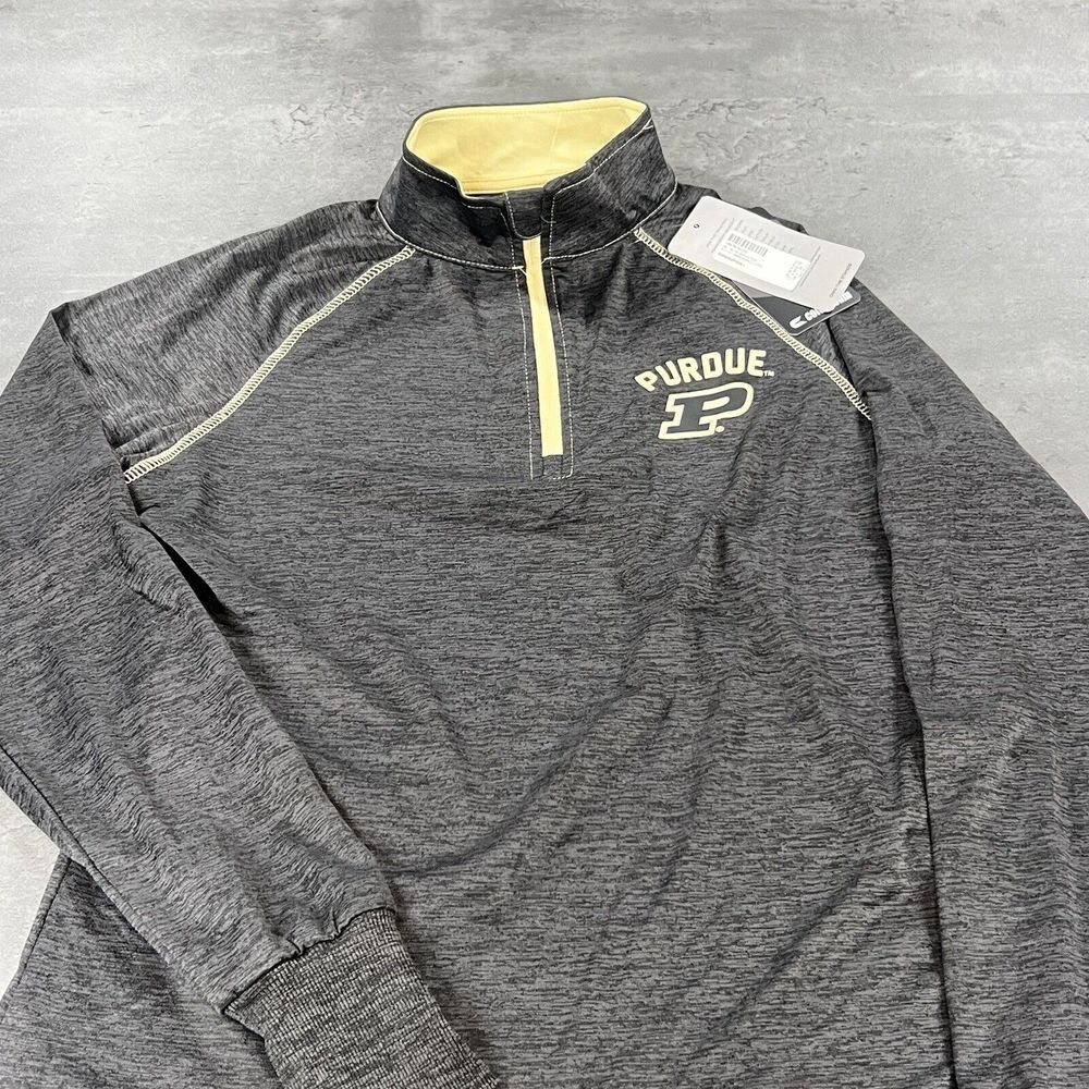 Purdue Boilermakers Jacket Women Medium Gray Running Golf Lightweight Gym Yoga